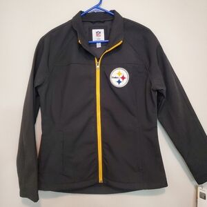 Lady's Steelers Jacket. Medium. NEW WITH TAG